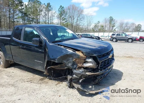 2021 Chevrolet Colorado 4Wd Long Box Wt из США, поврежденный, VIN 1GCHTBEN2M1151898